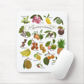 Tapis De Souris Fruits aux Philippines (Avec souris)