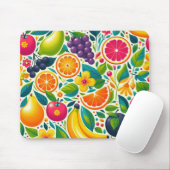 Tapis De Souris Fruits colorés (Avec souris)
