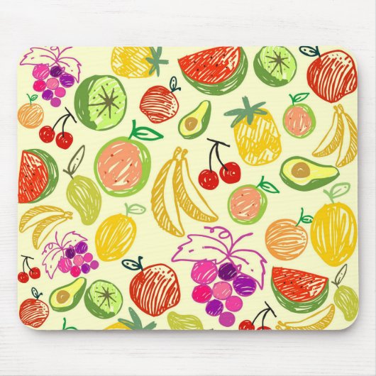 Tapis De Souris Fruits d'été (Devant)