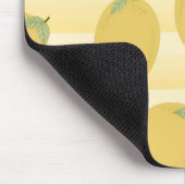 Tapis De Souris Fruits d'été de citrons jaunes Aquarelle (Coin)
