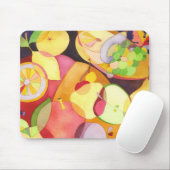 Tapis De Souris Fruits doux d'aquarelle (Avec souris)