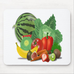 Tapis De Souris fruits légumes artichaut banane