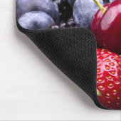 Tapis De Souris Fruits savoureux d'été sur un Tableau en bois (Coin)