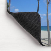Tapis De Souris Ft Lauderdale Beach Floride Palmiers et Océan (Coin)