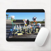 Tapis De Souris Fubby joue à l'échecs. (Avec souris)