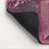 Tapis De Souris Fuchsia Cyber Circuit Board Tech Electronique (Coin)