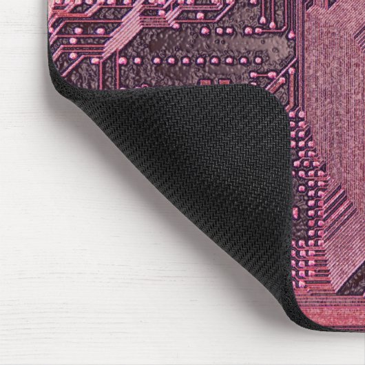 Tapis De Souris Fuchsia Cyber Circuit Board Tech Electronique (Coin)
