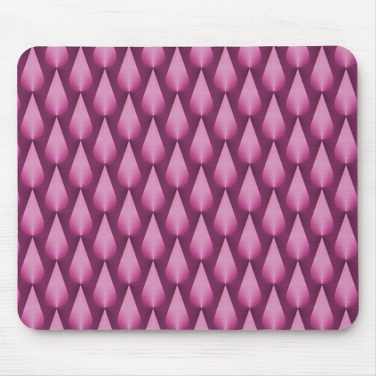 Tapis De Souris Fuchsia Dazzling Raindrops Mousepad (Devant)