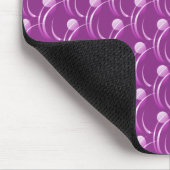 Tapis De Souris Fuchsia Fancy Swirls Mousepad (Coin)