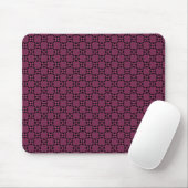 Tapis De Souris Fuchsia Funky Circles Mousepad (Avec souris)