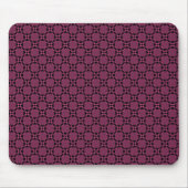 Tapis De Souris Fuchsia Funky Circles Mousepad (Devant)