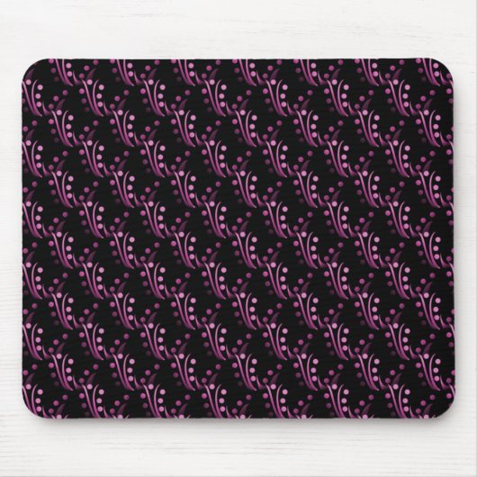 Tapis De Souris Fuchsia Luxuriant Glam Mousepad (Devant)