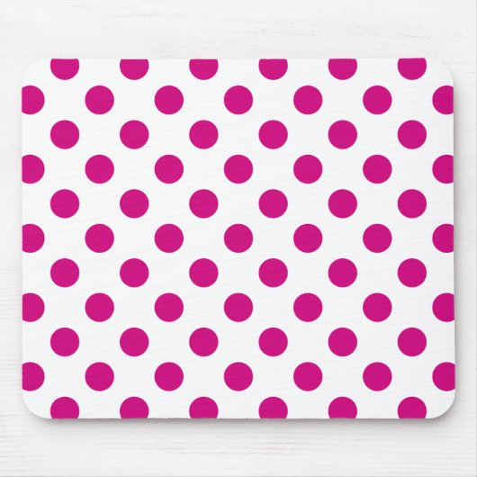 Tapis De Souris Fuchsia polka (Devant)