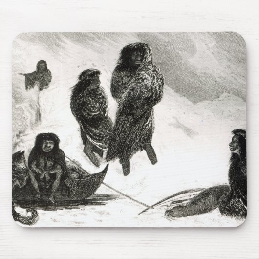 Tapis De Souris Fuegians allant commercer Zapallos (Devant)