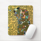 Tapis De Souris Fulfillment aka The Embrace par Gustav Klimt (Avec souris)