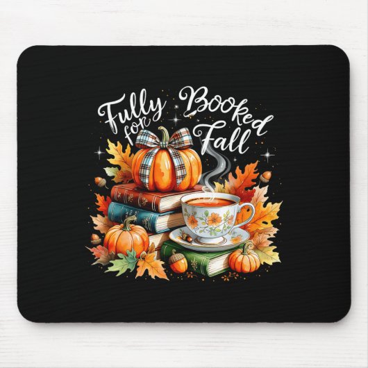 Tapis De Souris Fully Booked For Fall Cozy Autumn Reading Gift (Devant)