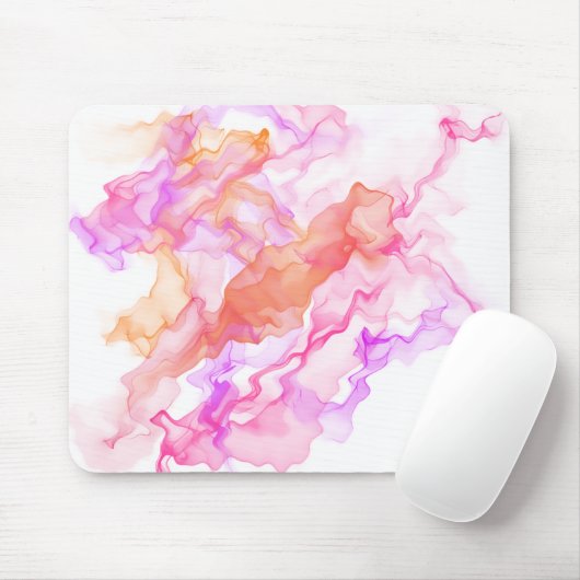 Tapis De Souris Fumée Abstraite (Avec souris)