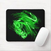 Tapis De Souris Fumée verte (Avec souris)