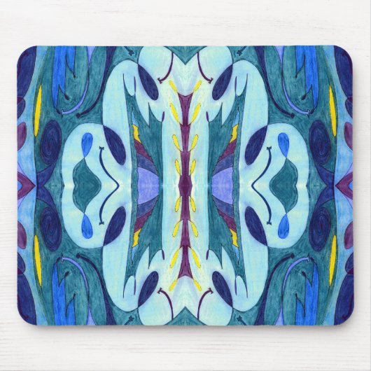 Tapis De Souris Fumes bleues (Devant)