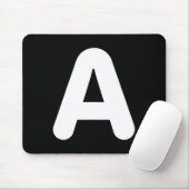 Tapis De Souris Fun A Letter Costume d'Halloween pour le jumelage  (Avec souris)