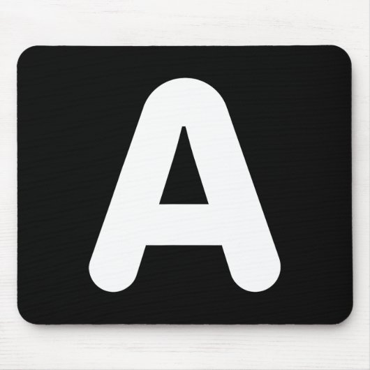 Tapis De Souris Fun A Letter Costume d'Halloween pour le jumelage  (Devant)