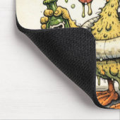 Tapis De Souris Fun and weired hand drawn cartoon duck monster (Coin)