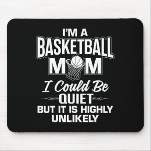 Tapis De Souris Fun Basketball Maman Merch - Unique Cute Moms Desi