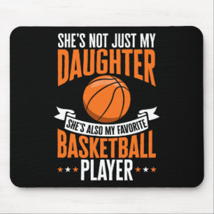 Tapis De Souris Fun Basketball Parent She's My Favorite Basketball
