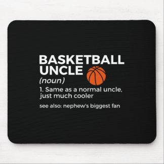 Tapis De Souris Fun Basketball Uncle Définition Nephew's Bignon F