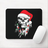 Tapis De Souris Fun Bigfoot visage Santa Hat mignon Noël Noël (Avec souris)