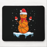 Tapis De Souris Fun Christmas Basket Père Noël Snowman<br><div class="desc">Fun Christmas Basket Père Noël Snowman</div>