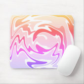 Tapis De Souris Fun Coloré Liquid Swirl (Avec souris)