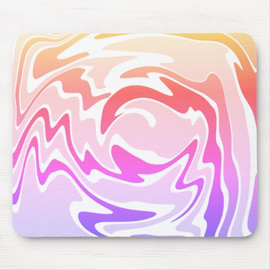 Tapis De Souris Fun Coloré Liquid Swirl (Devant)
