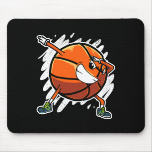 Tapis De Souris Fun Dabbing Bysketbyll Byll Dab Sports Player