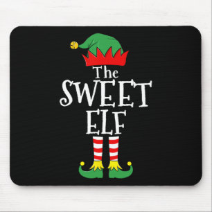Tapis De Souris Fun Elf Noël Pyjamas Famille 1