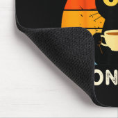 Tapis De Souris Fun Fact I Don't Care Funny Black Cat Saying Quote (Coin)