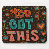 Tapis De Souris Fun Folk Vous Avez Cette Citation Coeur Inspirivit (Devant)