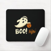 Tapis De Souris Fun Ghost Player Boo Basketball Halloween Costume (Avec souris)