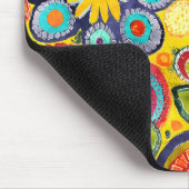 Tapis De Souris Fun Hippie à motif de fleur (Coin)
