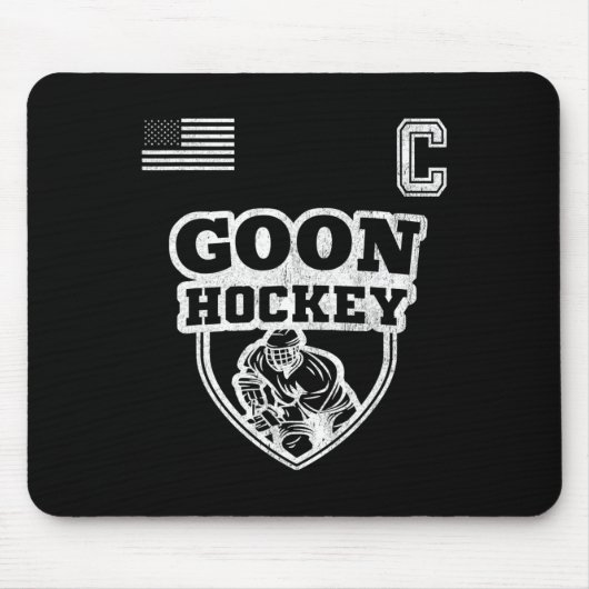 Tapis De Souris Fun Ice Hockey - Team Goe Capitaine (Devant)