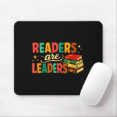 Tapis De Souris Fun inspiring readers are leaders book lovers (Avec souris)