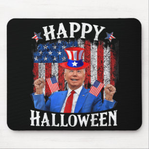 Tapis De Souris Fun Joe Biden Happy Halloween For Fourth Of July