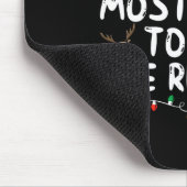 Tapis De Souris Fun Noël Très Probable De Pet Le Rinder (Coin)