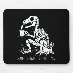Tapis De Souris Fun Skeleton Dinosaure Costume Goth Hommes Femmes