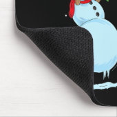 Tapis De Souris Fun Snowman Basket Noël (Coin)