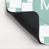 Tapis De Souris Fun tissé Carré Mint Green (Coin)