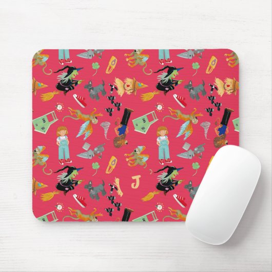 Tapis De Souris Fun Wizard of Oz on red children's design (Avec souris)