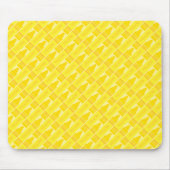 Tapis De Souris Fun Yellow Crayon Motif (Devant)