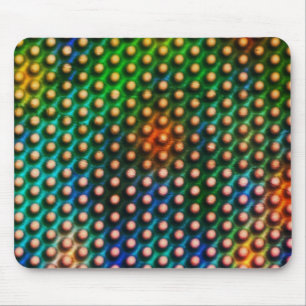 Tapis De Souris Fundo colorido verde, azul, laranja.. Com círculos