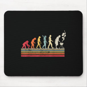 Tapis De Souris Funky Barbecue Grill Papa Evolution Homme Vintage